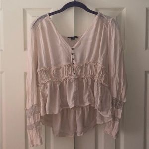 LONG SLEEVE PINK SHIRT